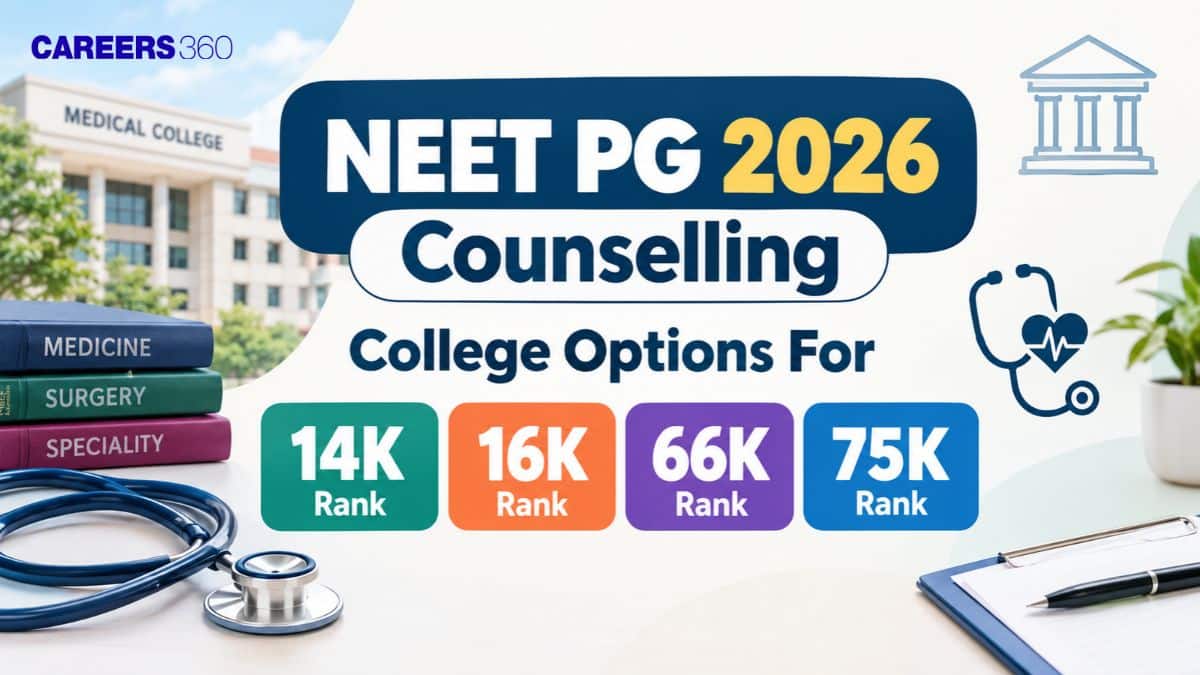 NEET PG 2026 Counselling: College Options For 14K, 16K, 66K And 75K Rank